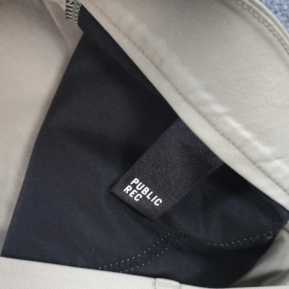 Public Rec Pants Mens 38x30 Beige Dealmaker Chino Casual Golf Performance